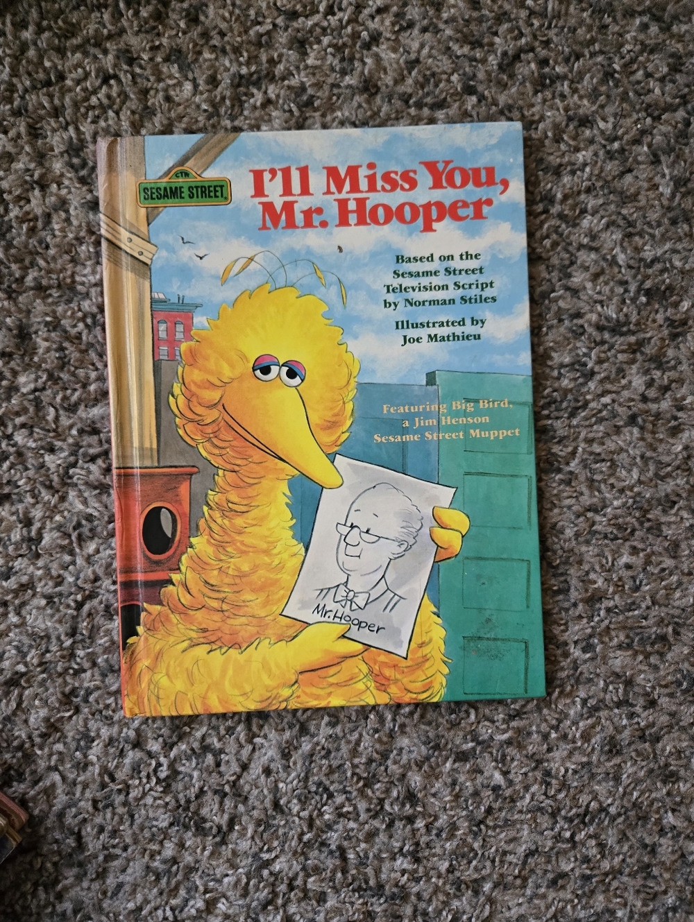 Sesame Street: I'll Miss You, Mr. Hooper Vintage Book